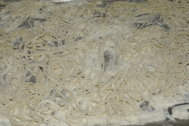 Лапша куриная домашняя