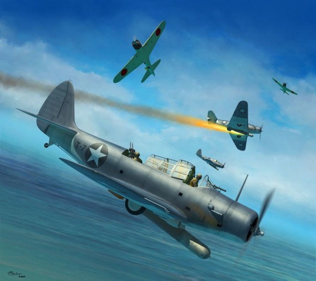 Настоящий Мститель от Grumman, а не поделка от Marvell. TBF/TBM Avenger.
