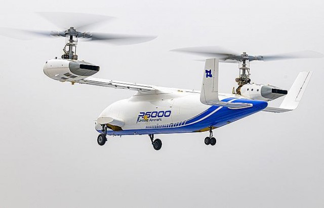 Китайский конвертоплан выполнил первый полет.