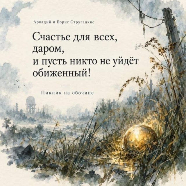 Цитаты Стругацких в акварели