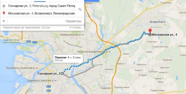 Такси, взгляд изнутри