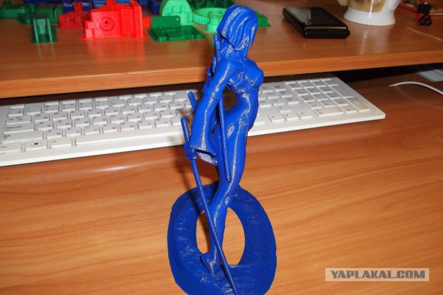 Напечатал на 3D принтере Akiko из анимэ 16+