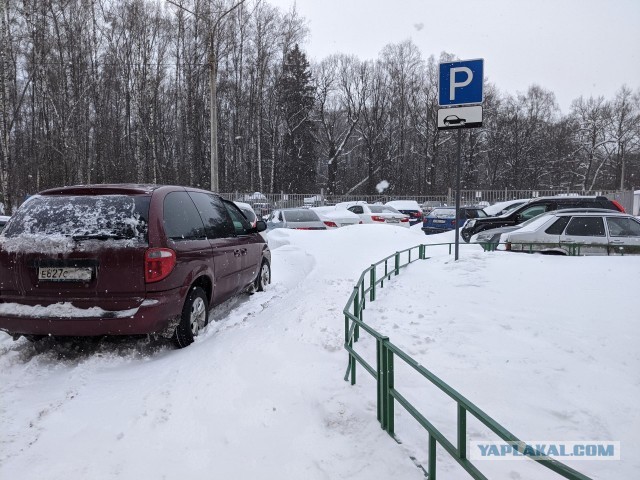 Снегопад в Москве выявляет чудаков на другую букву