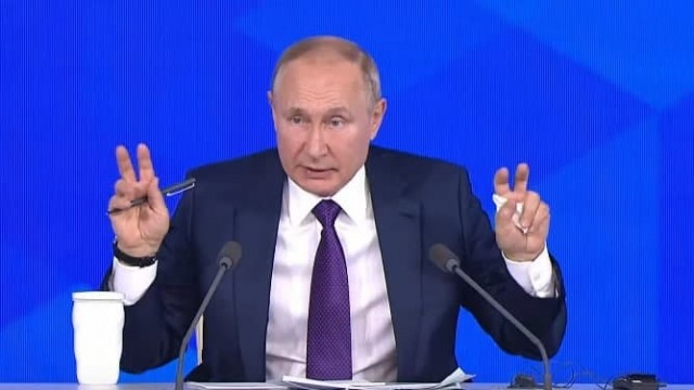 Усы Пескова: Пресс конференция Путина кортко, за 50 секунд