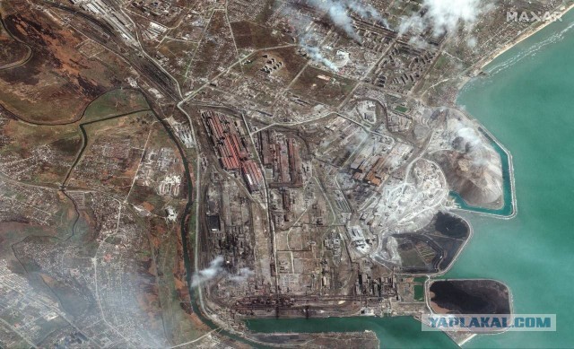 Пожар на ракетном крейсере "Москва"