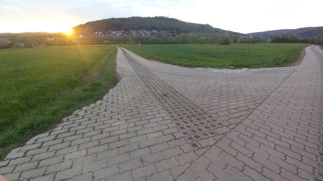 Полевая дорога. Северная Бавария
