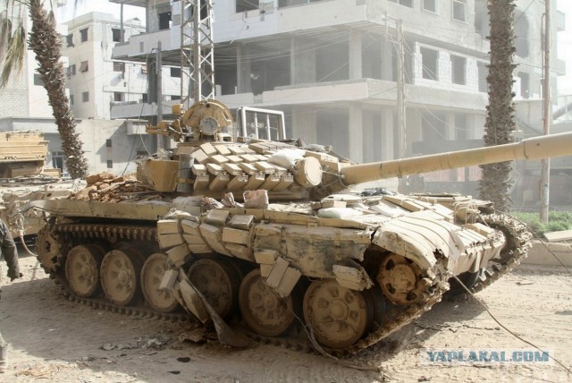 Поле боя: Т-72 в Сирии. Боязнь РПГ – миф.