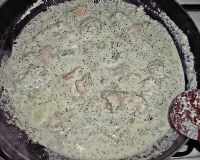 Отрезаные яйца (готовим)