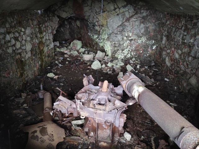 Немецкий опорный пункт Обергоф с орудием 8,8 cm Flak 36 на севере России