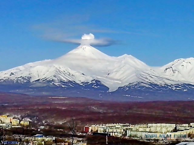 Только что долбануло на Камчатке.