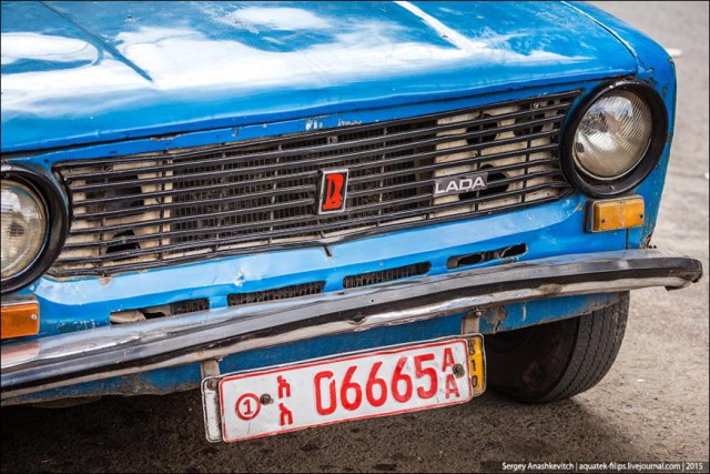 Эфиопское такси. ВАЗ-2101