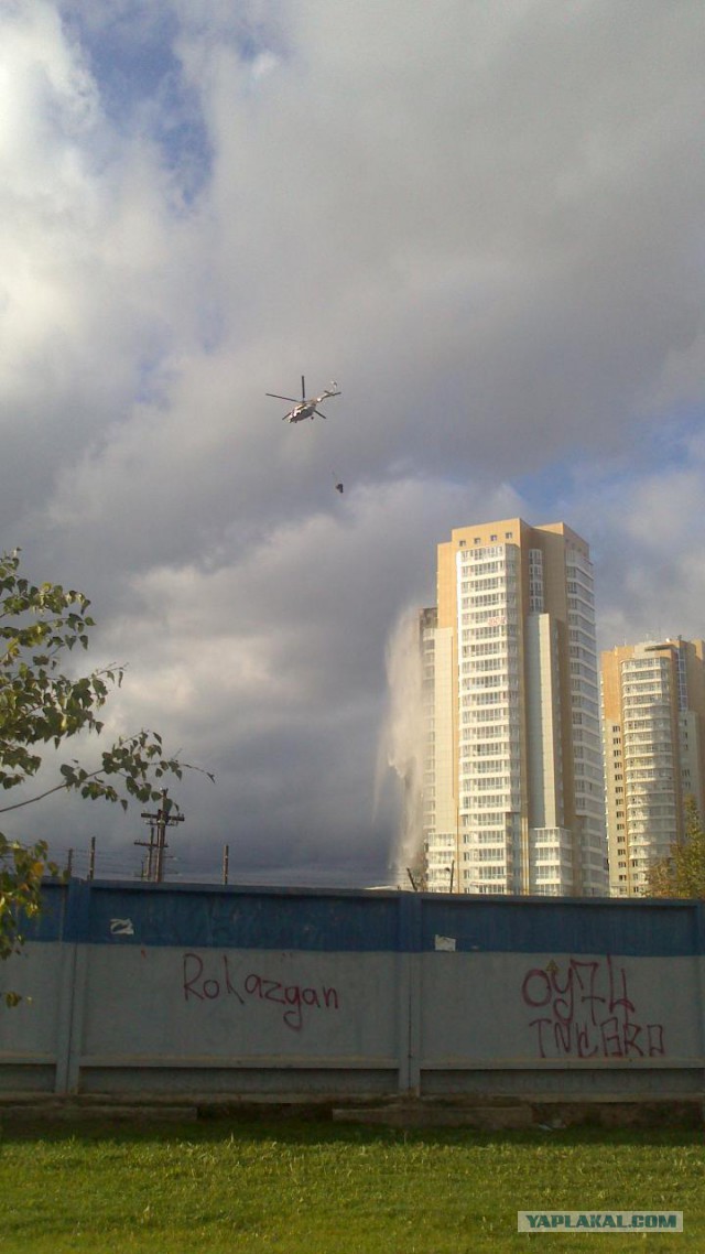 Пожар в Красноярске