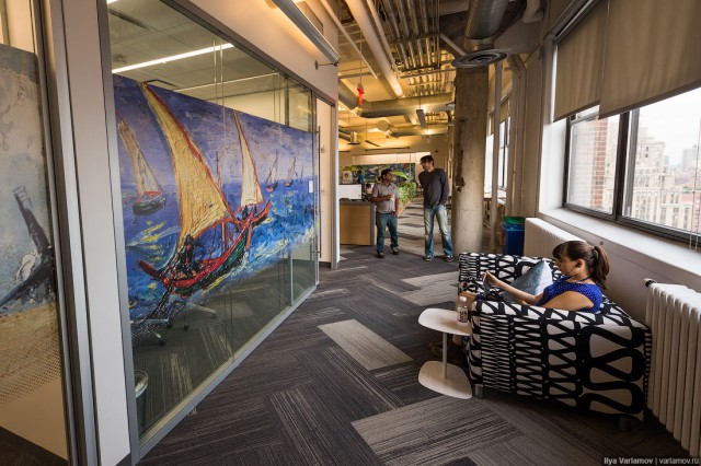 Офис Google в Нью-Йорке – работа мечты