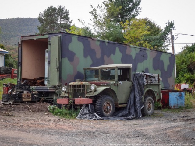 Раритетная военная техника в закромах пенсионера