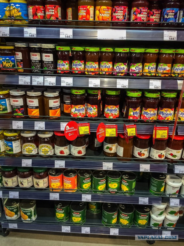 Цены в Сербии