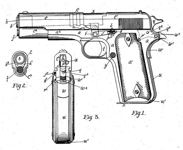 Два шага до легенды: пистолеты Colt M1905, M1907, М1909, М1910
