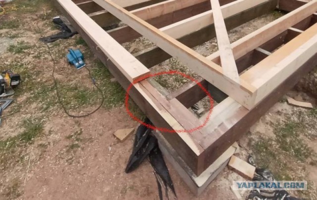 Пилю хозблок 6x3 клиенту