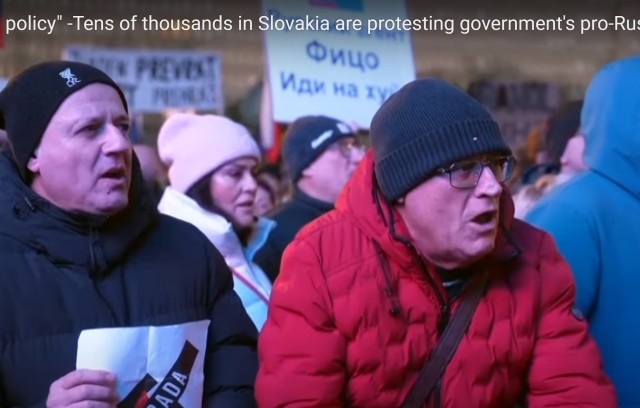 В Словакии прошли протесты с призывом к отставке Фицо