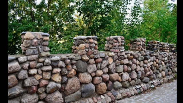 Забор из габионов. Или как провести лето