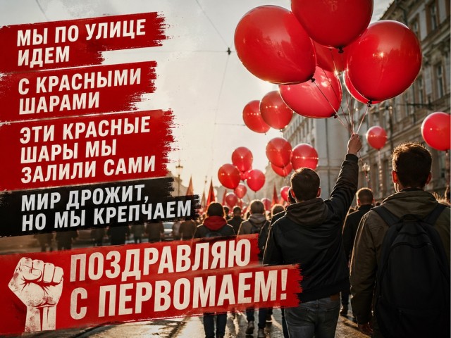 С Днём международной солидарности трудящихся!