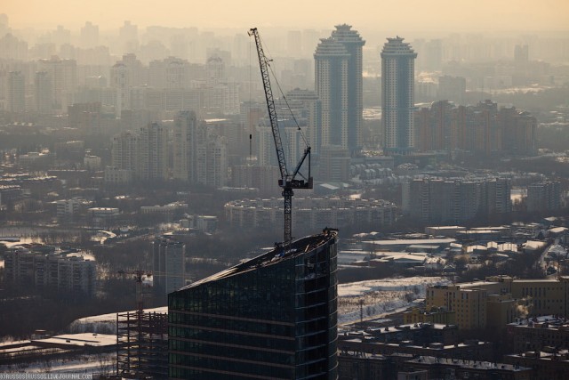 Москва с высоты птичьего полета