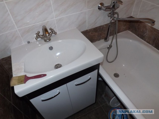 Бюджетный капитальный ремонт ванной комнаты