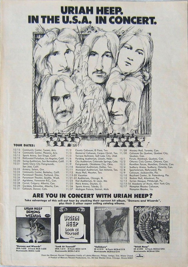 Альбом Uriah Heep: “Demons and Wizards”