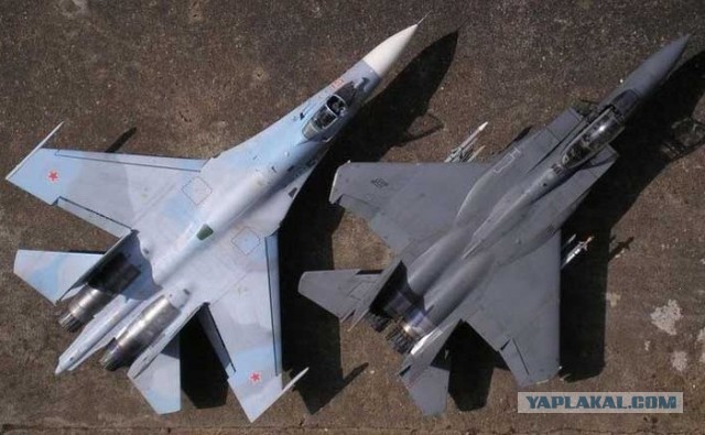 Историческое сближение российского Су-30 СМ и итальянского F-35A Lightning II попало на видео