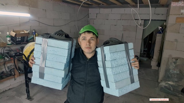 «Из старых сланцев и листа пенополистирола сделал полезную самоделку для стройки и ремонта»