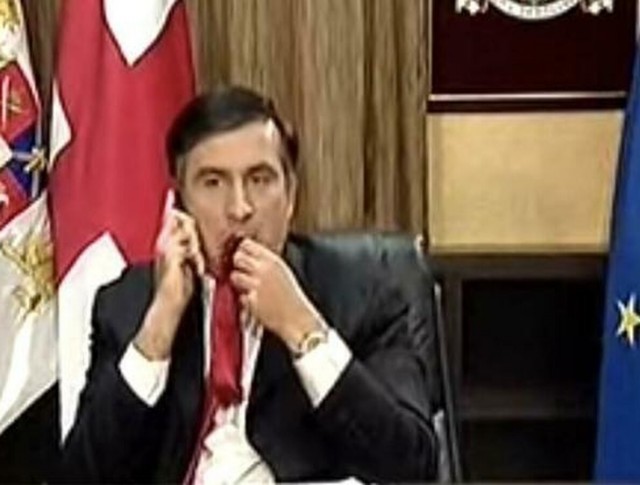 Если бы Саакашвили был на свободе, то Россия не посмела бы напасть на Украину!