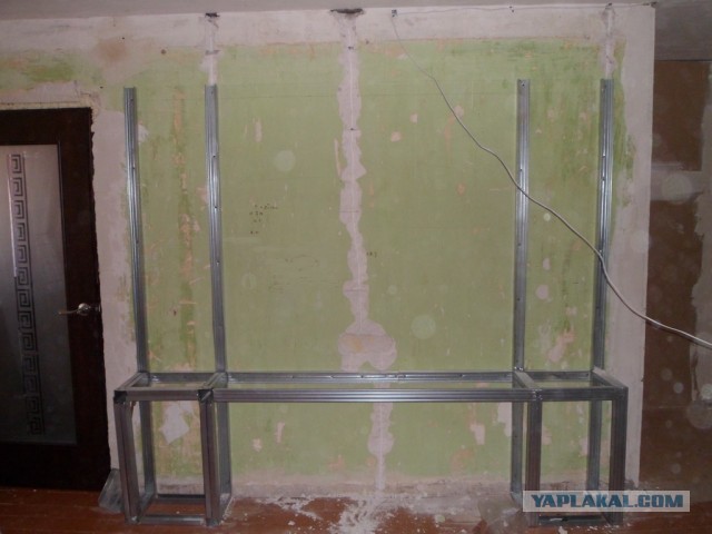 Стенка из гипсокартона