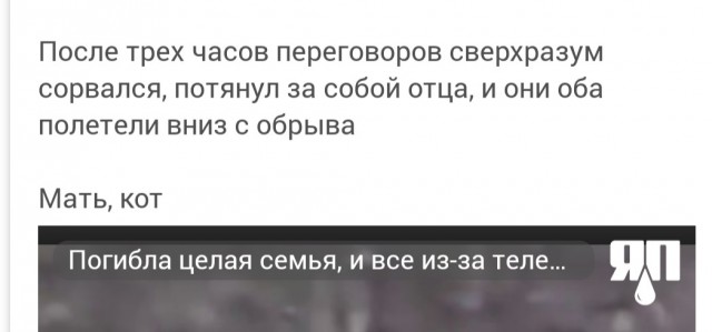 Погибла целая семья, и все из-за телефона
