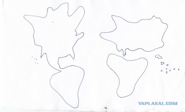 Карта мира по памяти