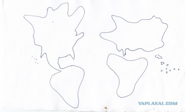 Карта мира по памяти