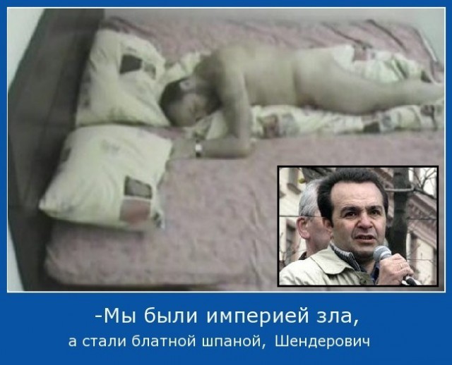 Шендерович совсем сбрендил