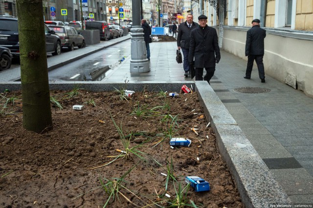 Мерзкие свиньи, которые гадят в Москве