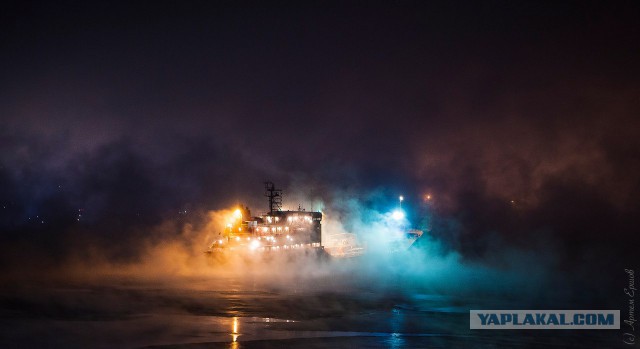 Полярная ночь в Мурманске