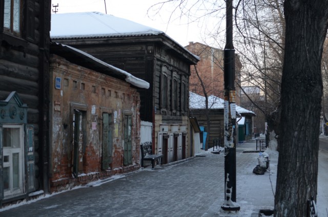 Прогулка по зимнему солнечному Иркутску