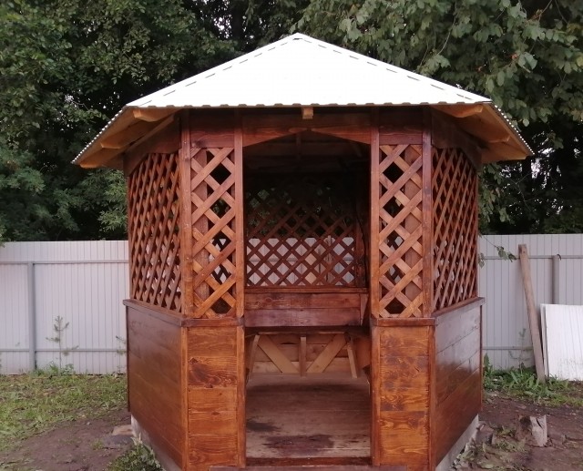 Беседка на дачу
