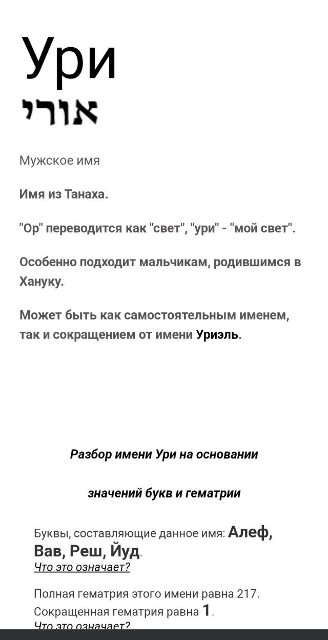Самое позитивное имя