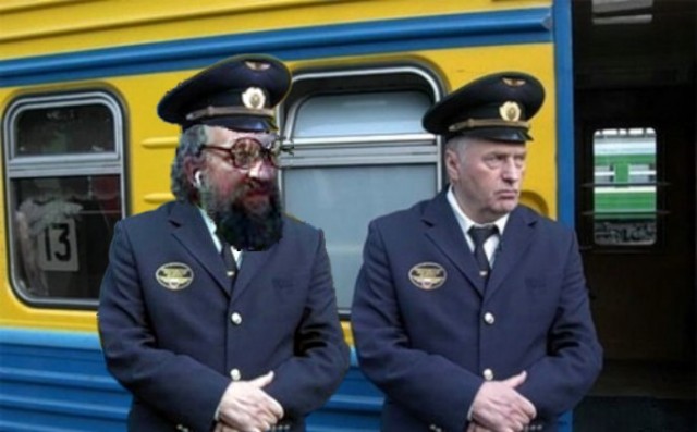 Фотожаба: Жириновский проводник