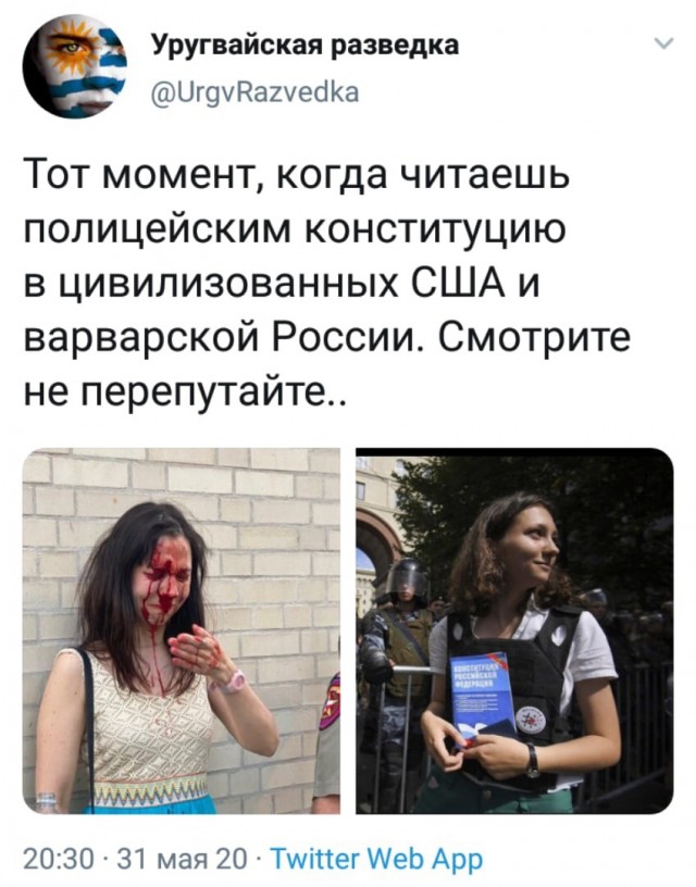 Еще немного видео с планеты обезьян. Про столкновения и массовые беспорядки в США