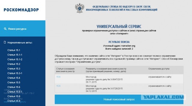 Торренты разблокированы