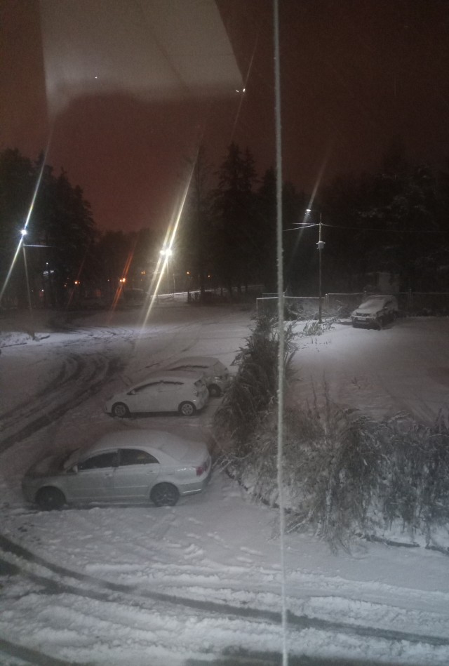 За окном