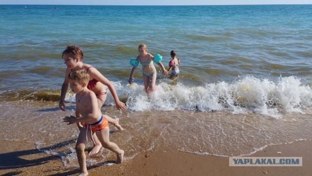 На пляжах Анапы закончились не только лежачие, но и сидячие места. Загорать там можно только стоя