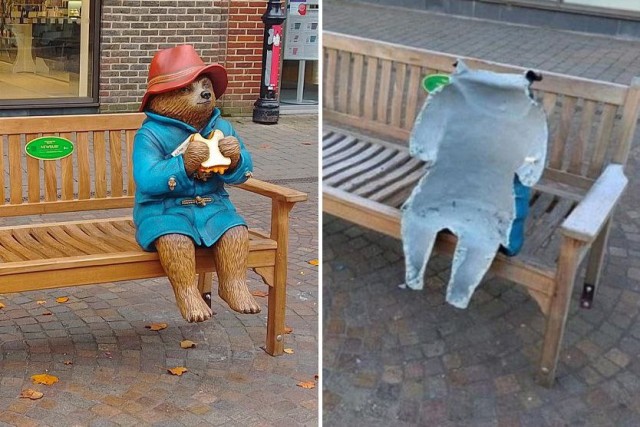 В Великобритании украли памятник медвежонку Паддингтону