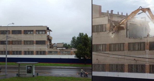 В Бирюлево сносят легендарный завод игрушек «Огонек» для строительства метро