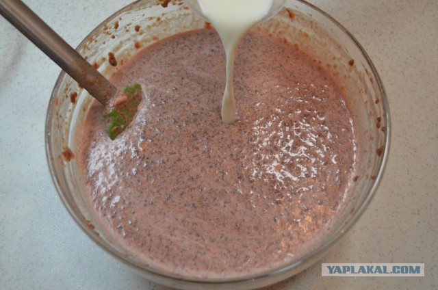 Печеночный торт с тыквой и творожным кремом