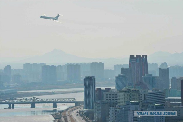 Самолет Ким Чен Ына