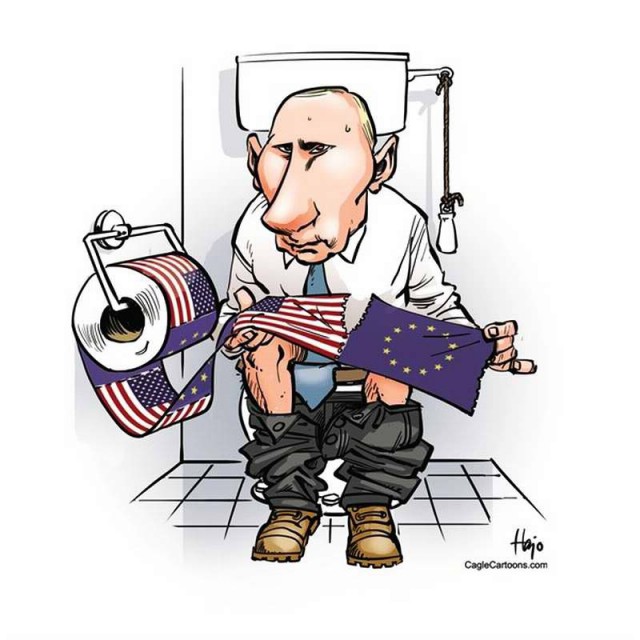 Карикатуры в западных источниках